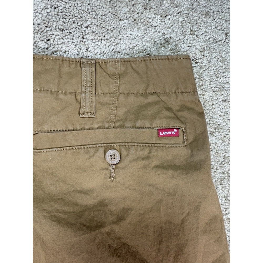 Levis Straus XX Cargo Taper Pants Men 38x30 Brown Utility Snap Pockets High Rise - Picture 9 of 11